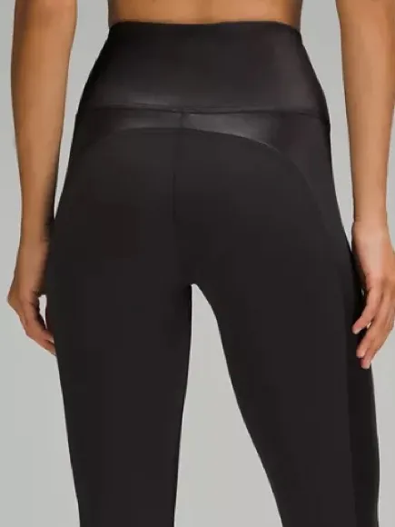 NWT Barry’s Fit Black High-Waist Active metallic Leggings - Image 2