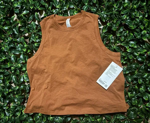Lululemon Classic-Fit Cotton-Blend Tank size 12 - Image 4