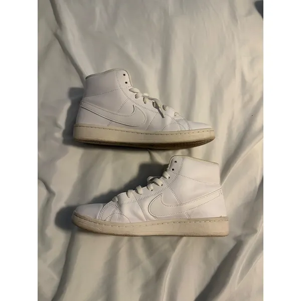 Nike Court Royale 2 Mid Sneakers White‎ Onyx CT1725-100 High Top Womens 9.5 - Image 3