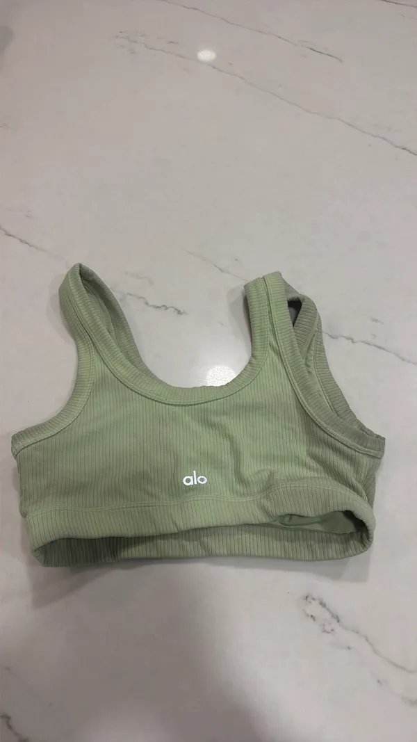 Alo Yoga Bra Ribbed - Image 4