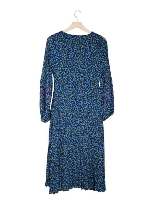 Anthropologie Skies Are Blue Women's XS V-Neck Long Sleeve Lined Midi Dress - Image 2