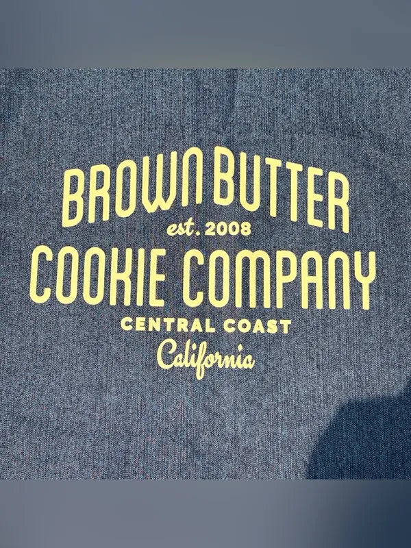 Brown Butter Cookie Company California Unisex Casual Streetwear Denim Tote Bag - Image 4