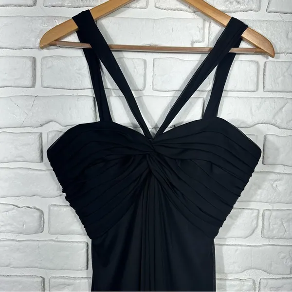 Alex Evenings Vintage Formal Black Maxi Dress Size 10 - Image 12