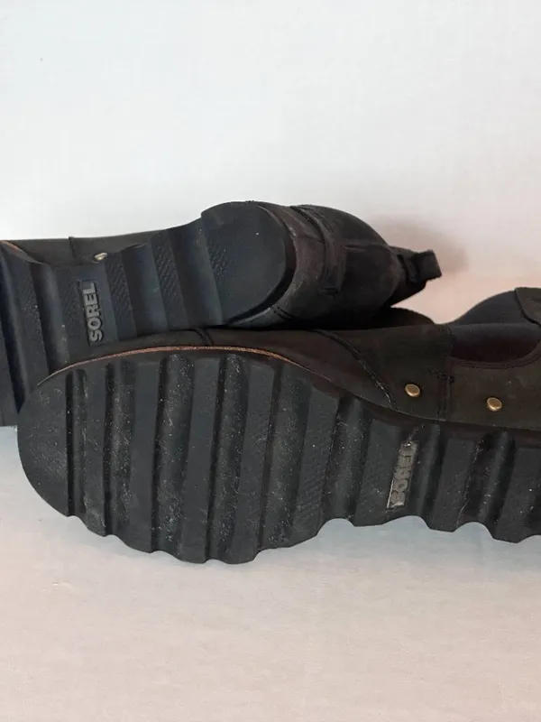 Sorel Lea Wedge Waterproof Chelsea Boot - 8.5 - Black - Image 8