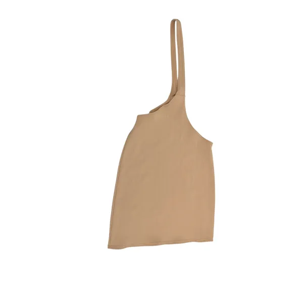 Manière De Voir Asymmetric Overall Ribbed Pencil Skirt Nude US Size 12 - Image 4