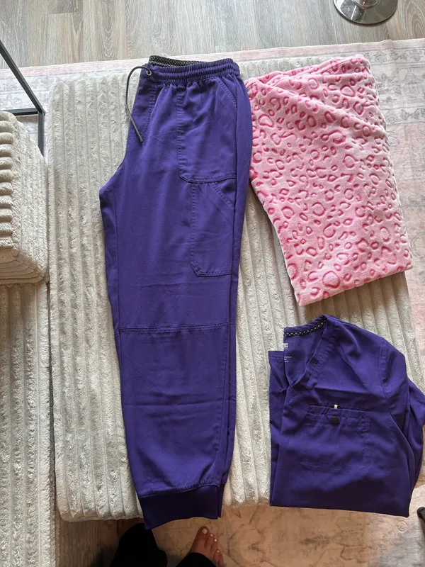 koi scrub set Purple Size L - Image 2