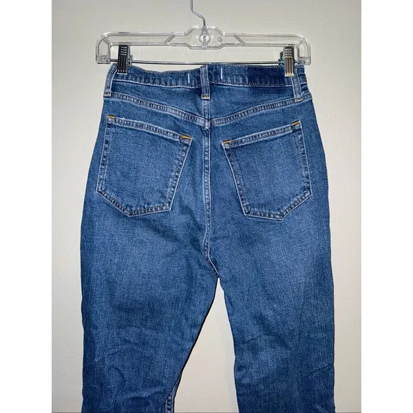 Abercrombie & fitch curve love the ankle straight ultra high rise 4/27 #714 - Image 2