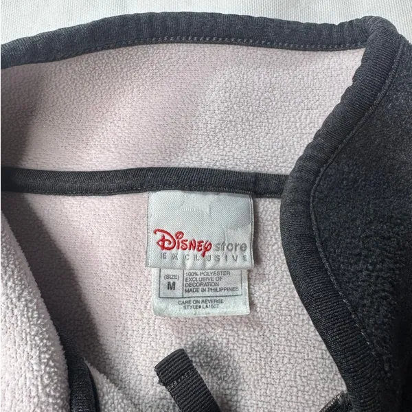 Vintage Disney Eeyore Quarter Zip Fleece M Y2K Poohcore Soft Girl RARE - Image 8