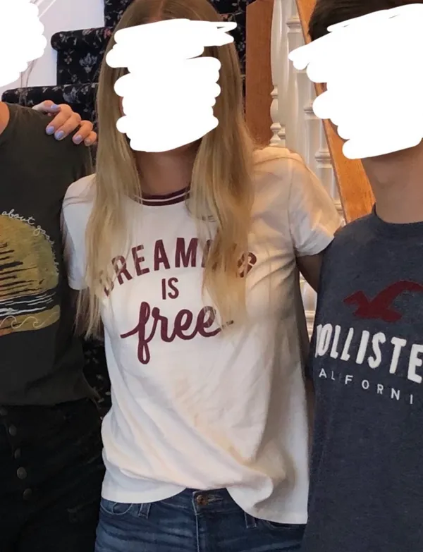 "Dreaming is Free" graphic tee White - Image 5