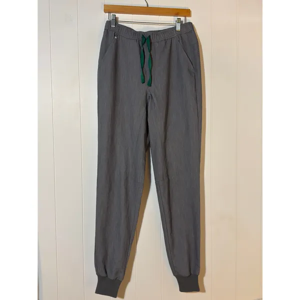 FIGS Zamora Jogger Scrub Pants Womens XS Graphite Gray FIONx Drawstring - Image 2