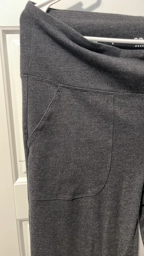 Sonoma Dark Gray Flare Leggings - Image 4