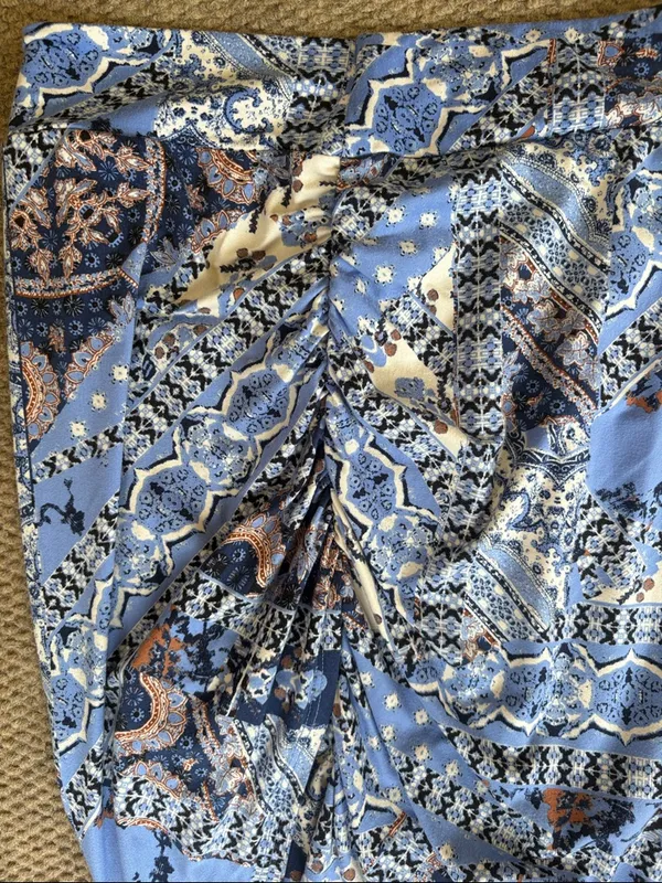 Like New Free People She’s Something Else Gathered Sides Skirt Size Small - Image 5