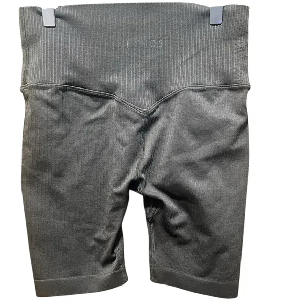 Ethos Brown Ribbed Bike Shorts 7"‎ inseam Size Large - Image 5