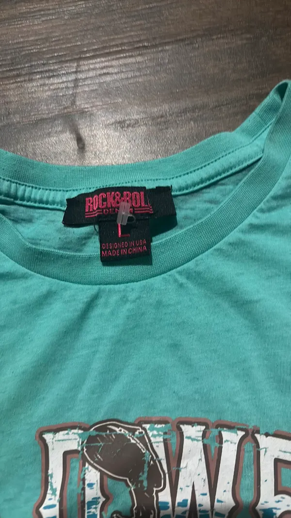 Rock & Roll T-Shirt Cowgirl - Image 3