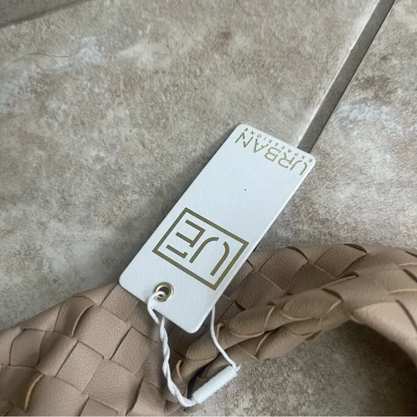 Urban Expression Ivory faux-Leather Bag NWT shoulder Tote NWT Hobo‎ Festival - Image 2