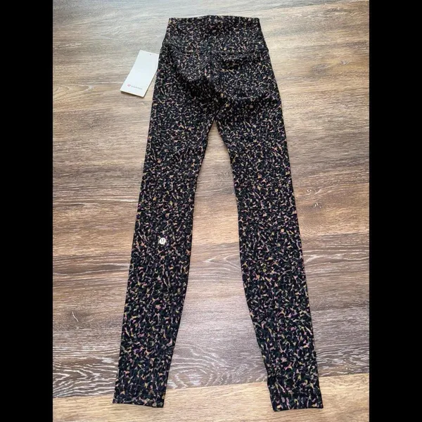 Lululemon Wunder Train High Rise 28” Fluctuate Micro Pink Size 2 NWT - Image 2