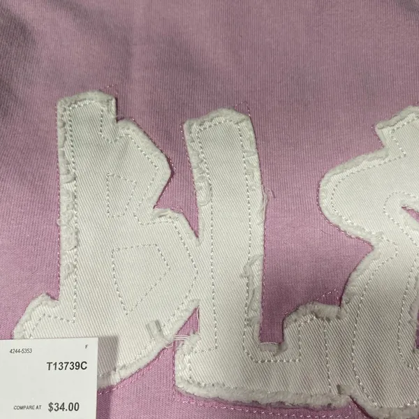 Pink and white flame crop top #flame ig brand - Image 5