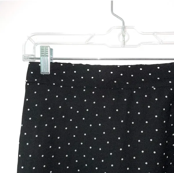 bp Polka Dot Mini Skirt Black & White High Rise Unlined - Image 2