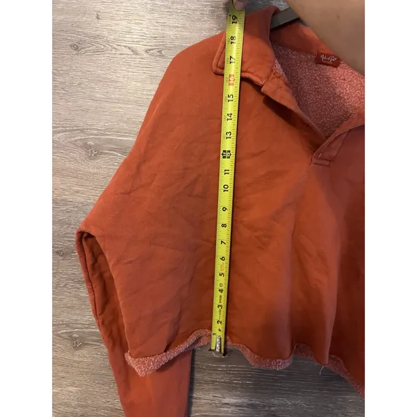 John Galt Sweatshirt Womens One Size Rusty Polo Oversized Lot Brandy Melville M - Image 4