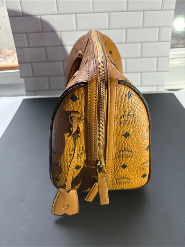 MCM Ella Boston Bag in Visetos - Pre-loved - Image 5