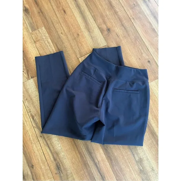 Athleta Navy Blue High-Rise Stretch Pants Size 4 - Image 4