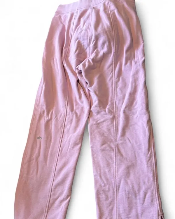 Alo Yoga heavyweight high waist free time straight leg sweatpants - Image 5