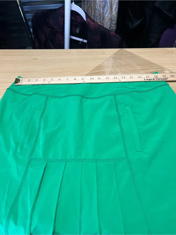 Jofit Dash Skort Green Pleated Golf Tennis Skirt XL - Image 10