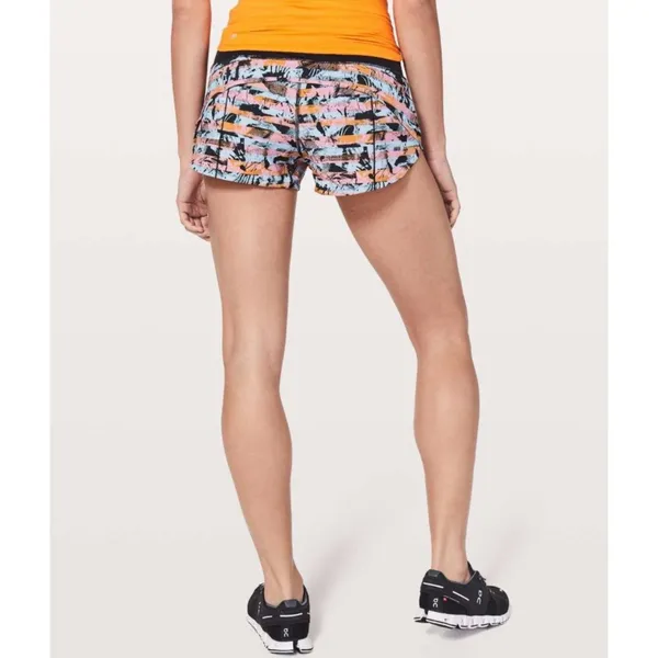 Lululemon Speed Up Short 2.5 Rare Inversion Multi Size 4 Activewear Running - Image 4
