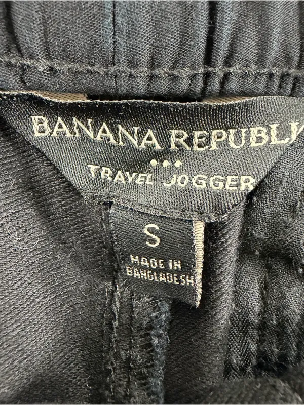 Banana Republic Travel‎ Jogger Pants Black Stretch Casual Athleisure Women’s S - Image 3