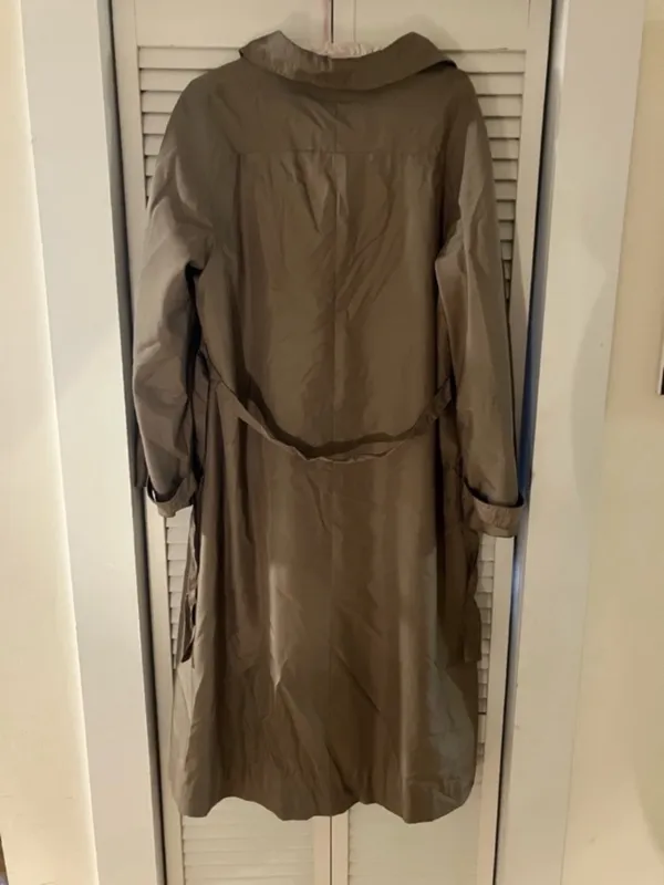 Vintage Jay Stone for Raincheetahs Long Trenchcoat Size 14 - Image 10