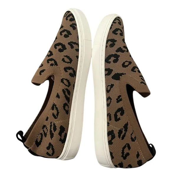 NWOT Lane Bryant Leopard Animal Print Textile Upper Slip On Sneaker Loafer 9W - Image 7