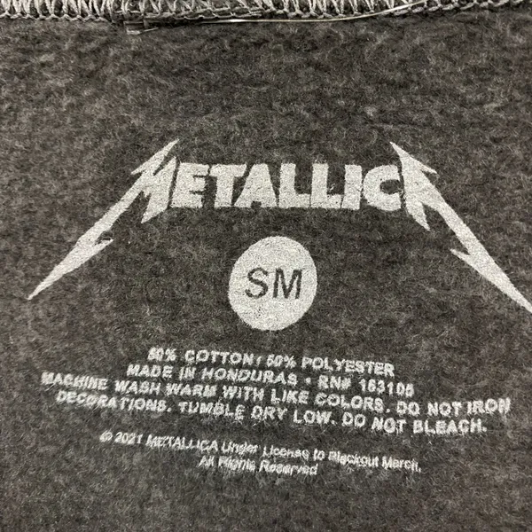 Urban Outfitters Metallica Here Comes Revenge Oversized Crewneck Sweater Size Small - Image 4