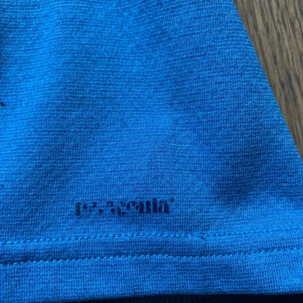 Patagonia capilene3midweight medium blue 1/4 zip - Image 2