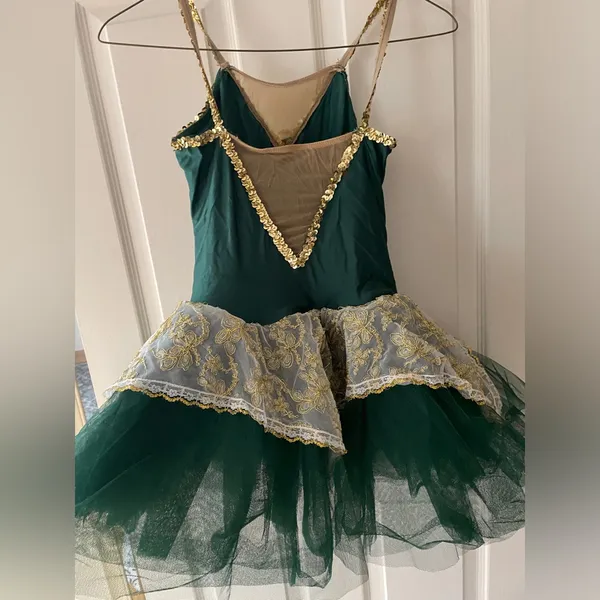 Emerald Green Dance Costume - Image 2