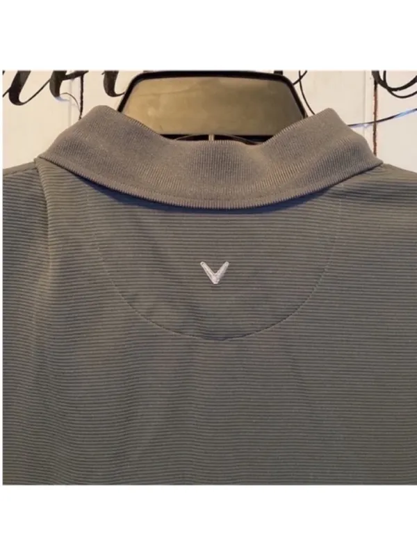 Callaway Golf Polo Smoked Pearl Grey Size M - Image 6