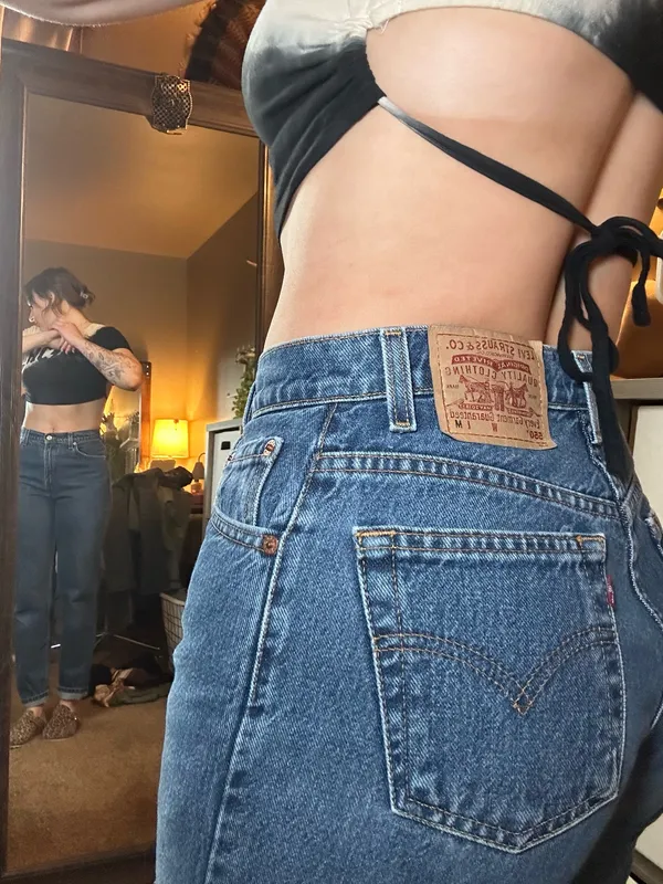 550 Levi’s Jeans Vintage Relaxed Tapered - Image 3