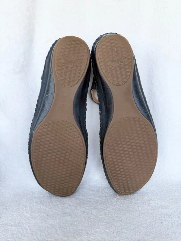 Pikolinos Puerto Vallarta Perforated Leather Mary Jane Flats Navy EU 40 / US 9.5 - Image 12