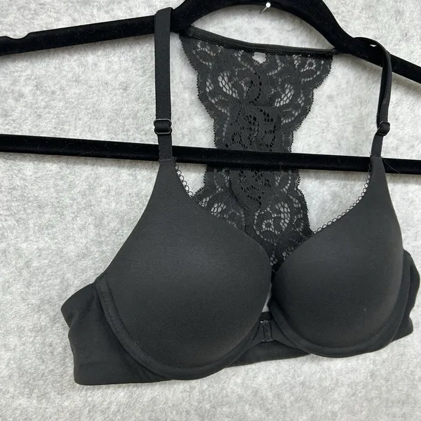 Victoria's Secret Racerback Perfect Shape Bra 32B Front Close Underwire - Image 3