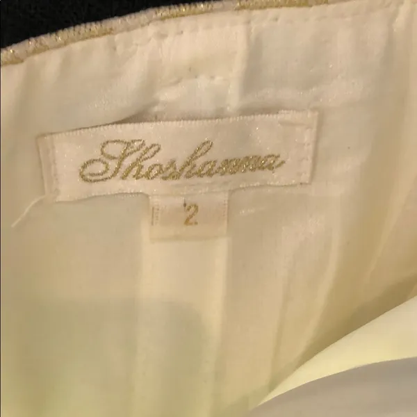 Thoshanna Gold Strapless Cocktail Dress - Image 2
