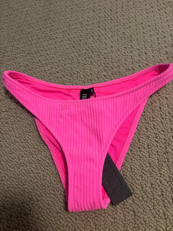Hot Pink Triangl Bikini Two-Piece - Image 3