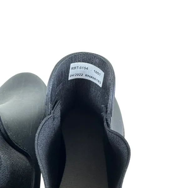 Capelli New‎ York Women Black Rubber Chelsea Boots Ankle Rain Boots Size 6 - Image 8