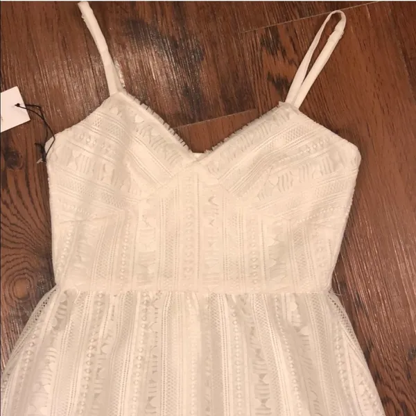 Ali & Jay Bellissimo Midi White Lace Bridal Dress XS NWT - Image 6