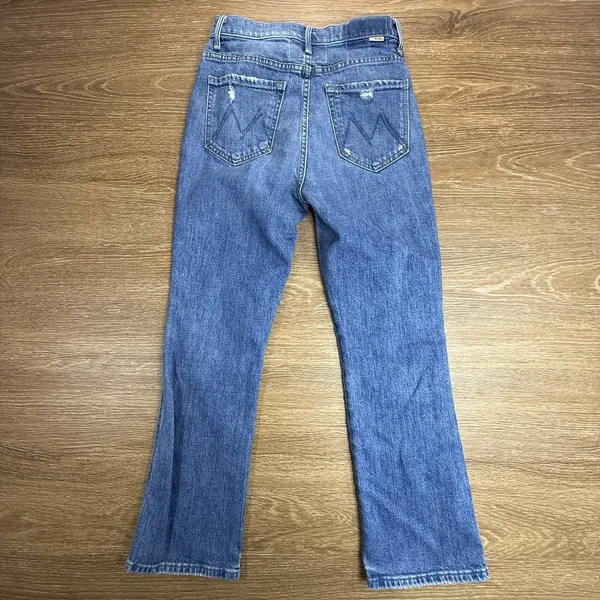 Mother Superior The High Waisted Smokin Double Ankle Jeans Women 25 Crop USA - Image 12