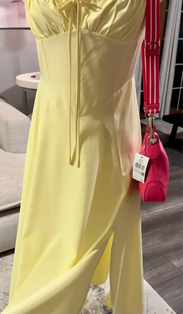 Saints + Secrets Yellow Spring Maxi Dress - Image 5