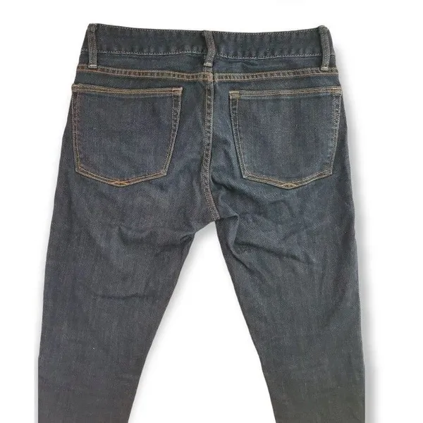 Gap Jeans Women 26 Always Skinny Low Waist Denim Pants EUC Dark Wash 2K 1969 EUC - Image 6