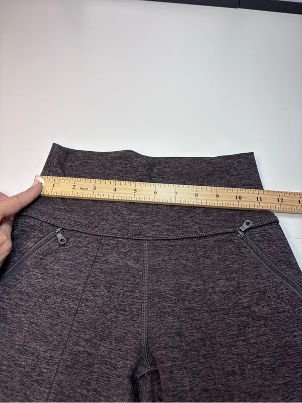 aerie Womens Heathered Brown Offline Leggings NWOT Size S Cozy Casual Sporty - Image 3