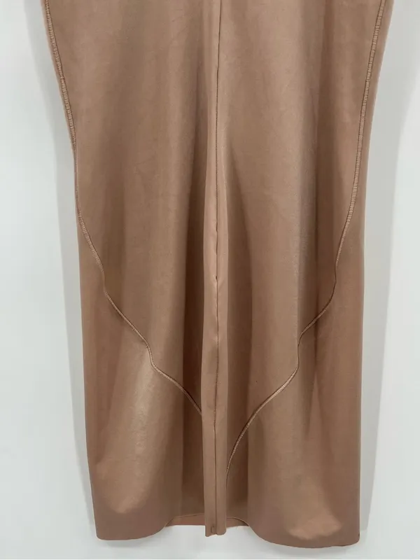 SPANX Open Bust Full Slip Dress Shapewear Adjustable Straps Stretch Nude Medium - Image 12