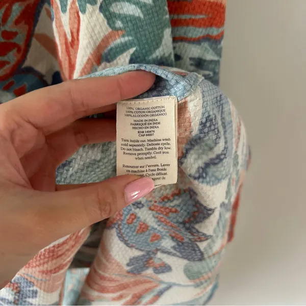 Faherty Paradise Blossom Floral Bay Twist Resort Tropical Beach Maxi Dress - Image 8