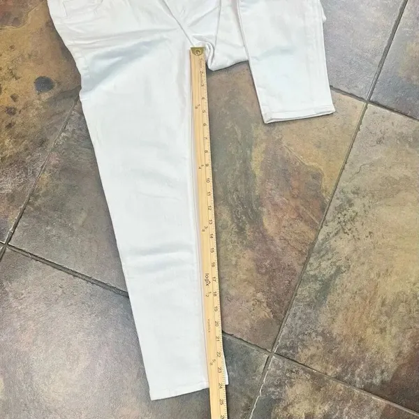 Kate Spade Broome Street White Mid Rise Straight Leg Jeans 29 - Image 8