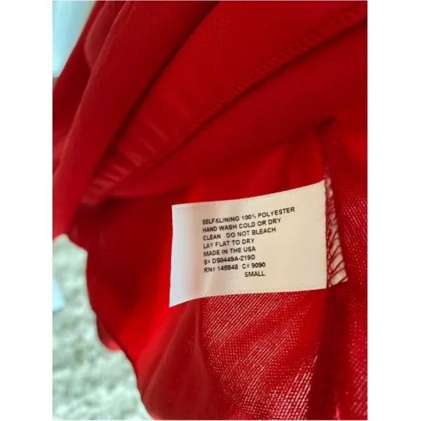 Everly Red Ruffle Mini Dress Flirty Resort Vaca S Parisian Quiet Luxury Coquette - Image 5